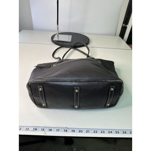 Dooney Bourke Brown Crescent Leather Purse Pebble Grain - Picture 12 of 12